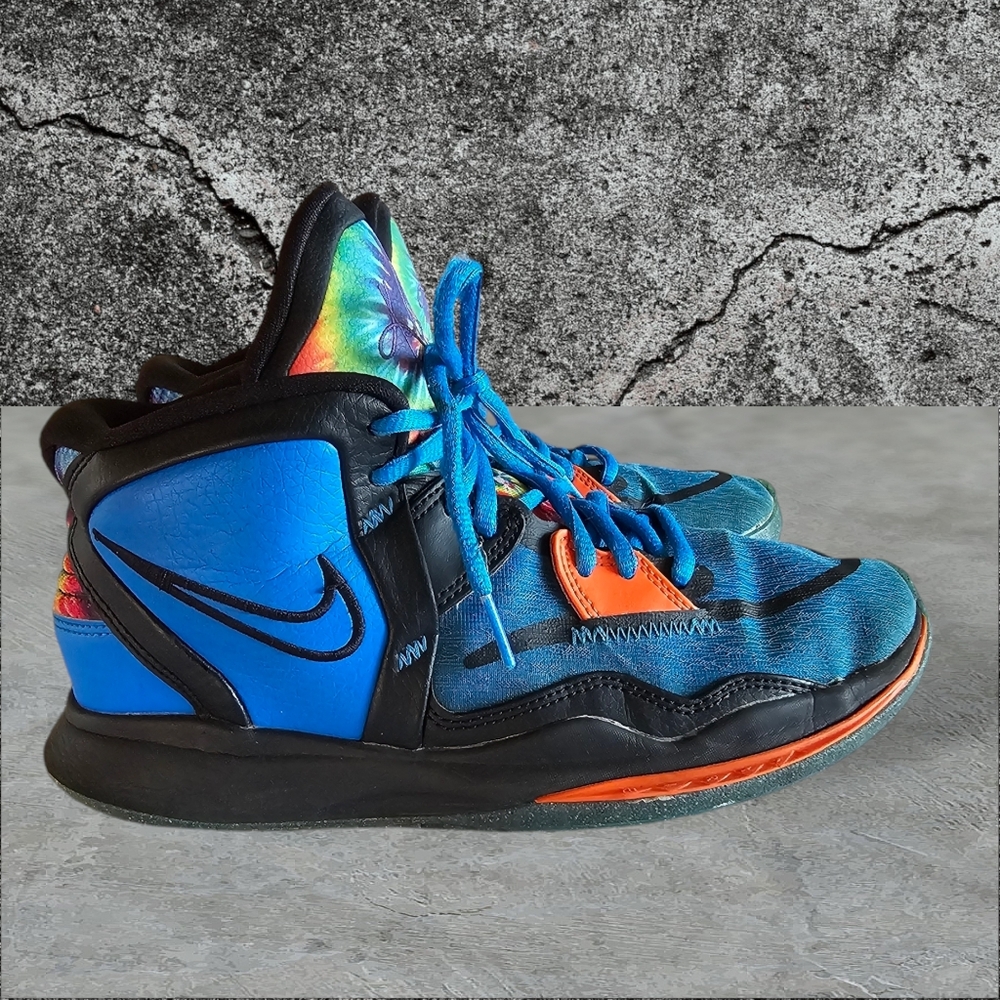 Nike Kyrie Infinity SE Blue‎ Tie Dye Basketball  Sneakers Youth 6.5y Women's 7.5